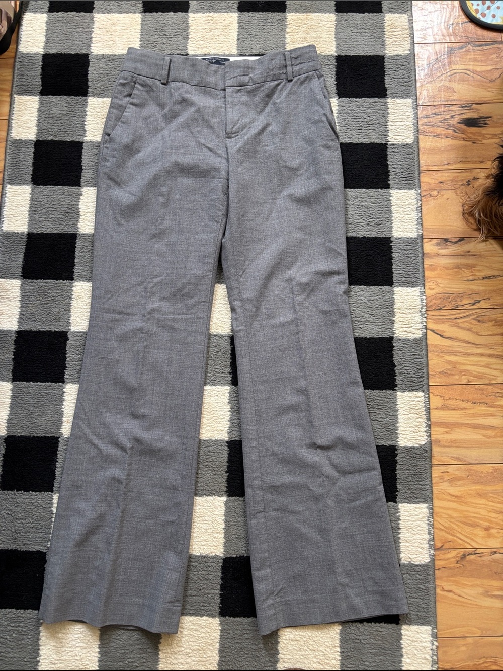 Banana Republic Gray Lined Dress  Pants.